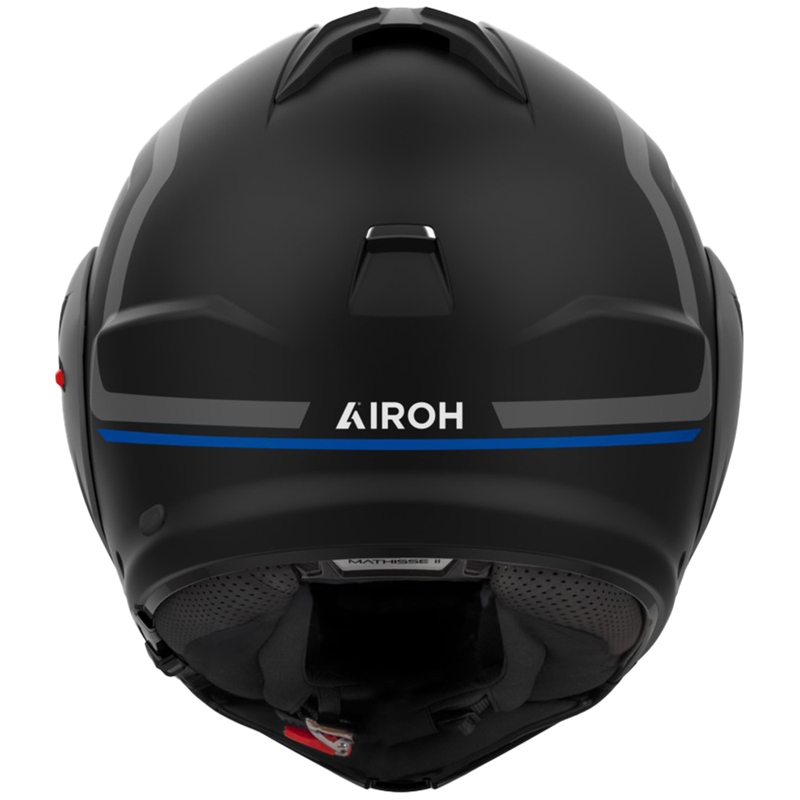 Casco de moto abatible Airoh Mathisse 2 Genius azul mate