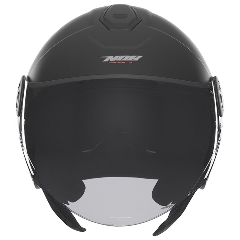 Casco de moto abierto NOX N182 negro mate