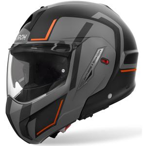 Casco de moto abatible Airoh Mathisse 2 Genius naranja mate