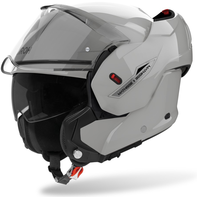 Casco de moto abatible Airoh Mathisse 2 Color, gris cemento