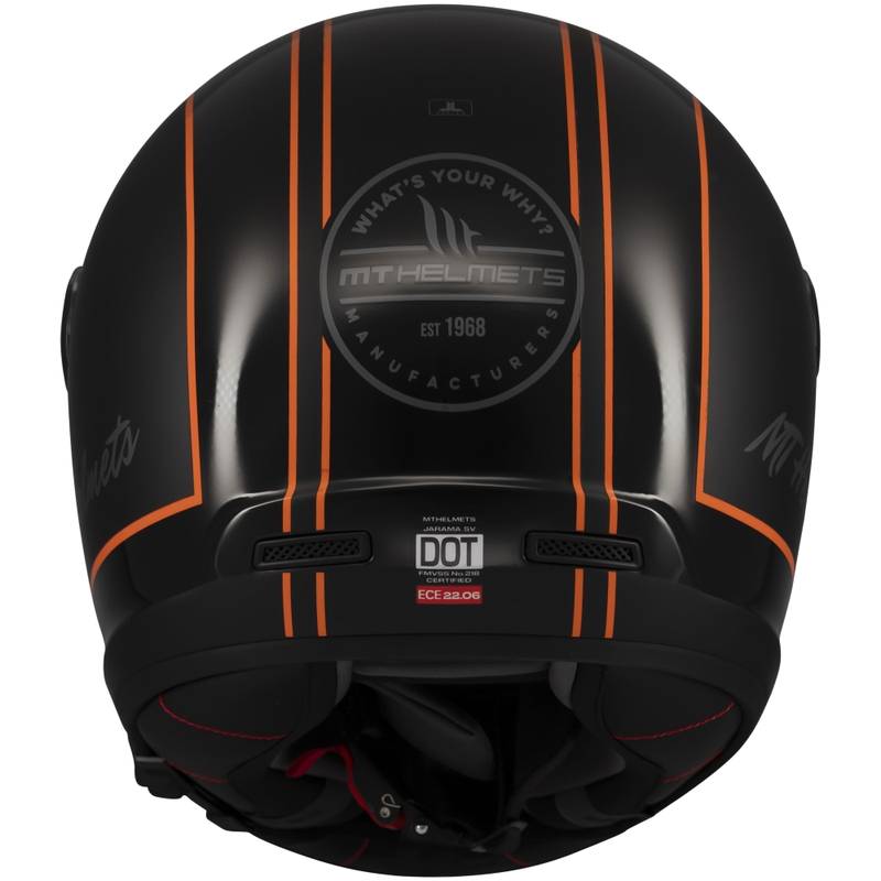 Casco integral de moto MT Jarama SV Wild negro mate brillante