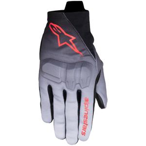 Guantes de moto para mujer Alpinestars Reef V2 en gris, negro y rosa