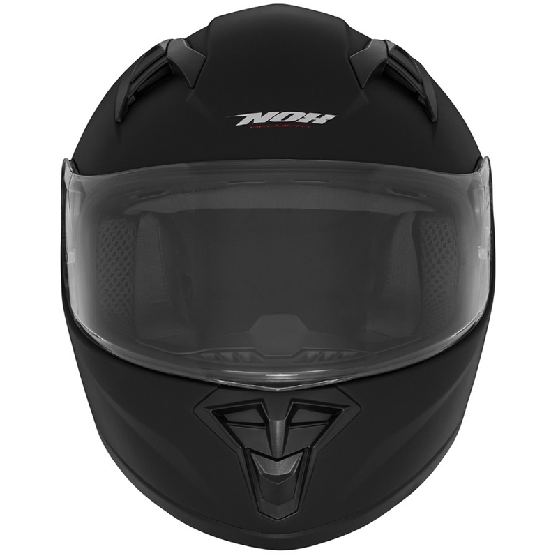 Casco integral de moto infantil NOX N731, negro mate