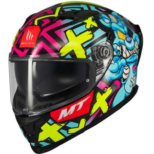 Casco integral de moto MT Braker SV Crazy Teddy multicolor