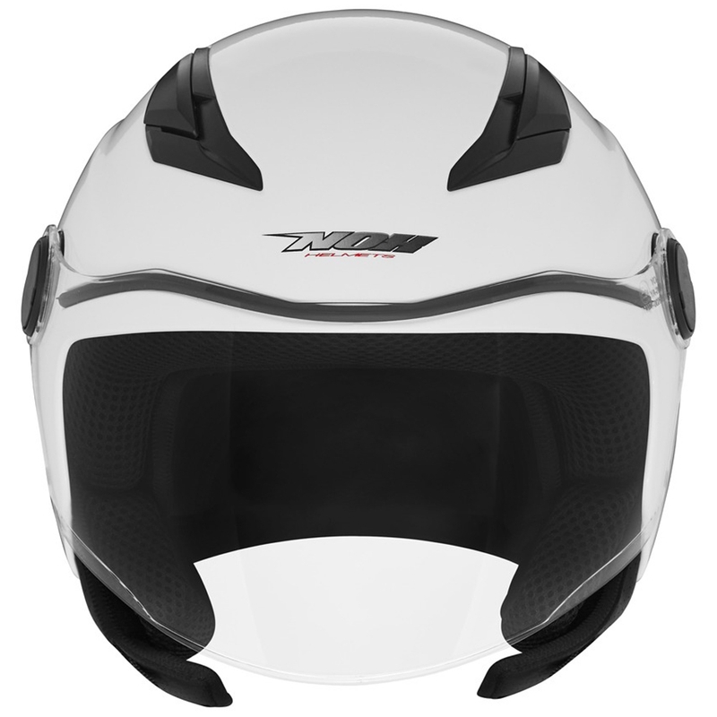 Casco de moto infantil abierto NOX N710 blanco