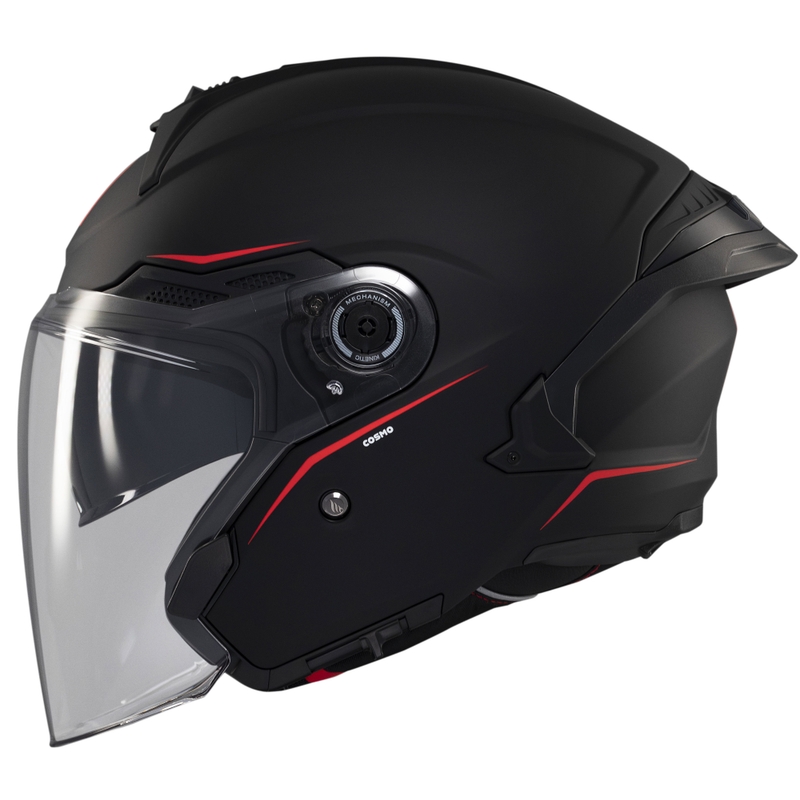 Casco abierto MT Cosmo SV negro mate
