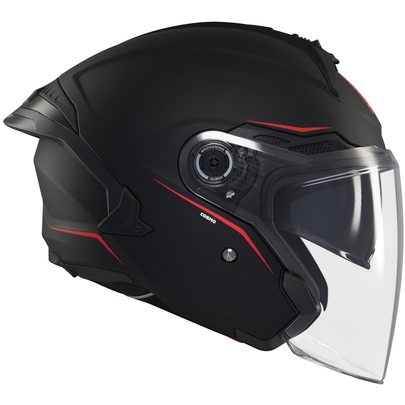 Casco abierto MT Cosmo SV negro mate