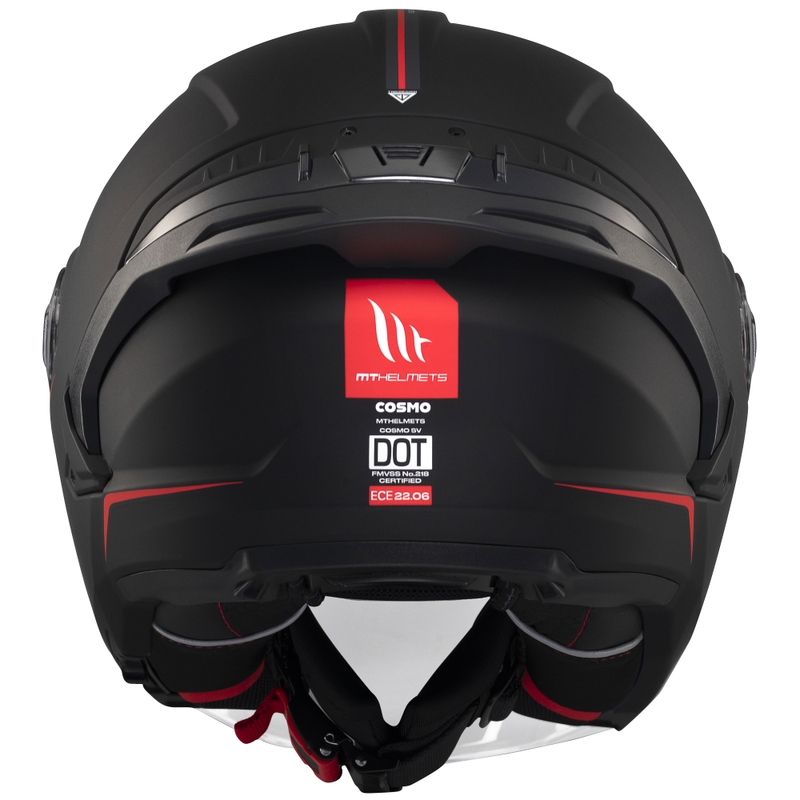 Casco abierto MT Cosmo SV negro mate