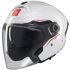Casco abierto MT Cosmo SV blanco brillante