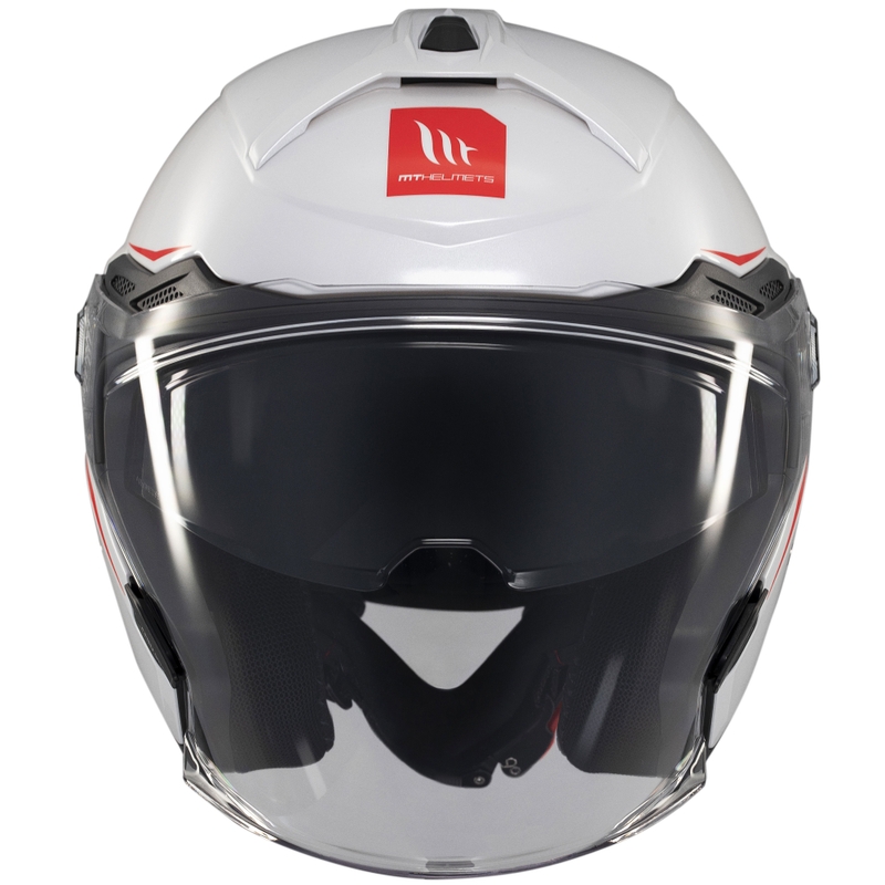 Casco abierto MT Cosmo SV blanco brillante