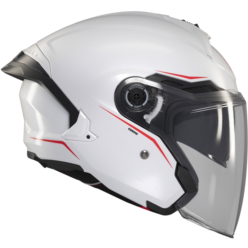 Casco abierto MT Cosmo SV blanco brillante