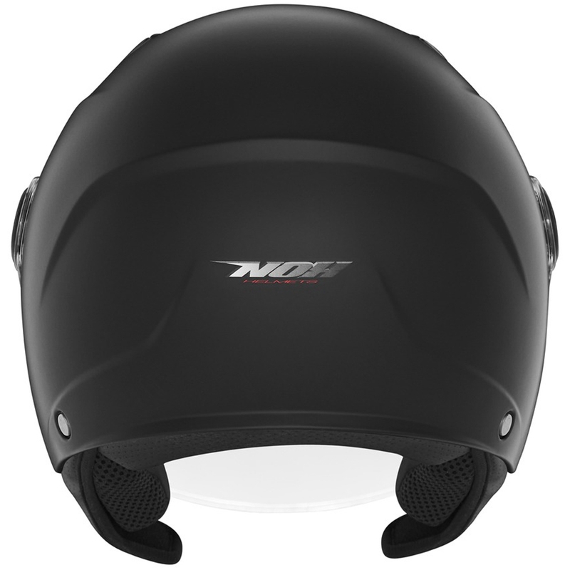 Casco de moto infantil abierto NOX N710 negro mate