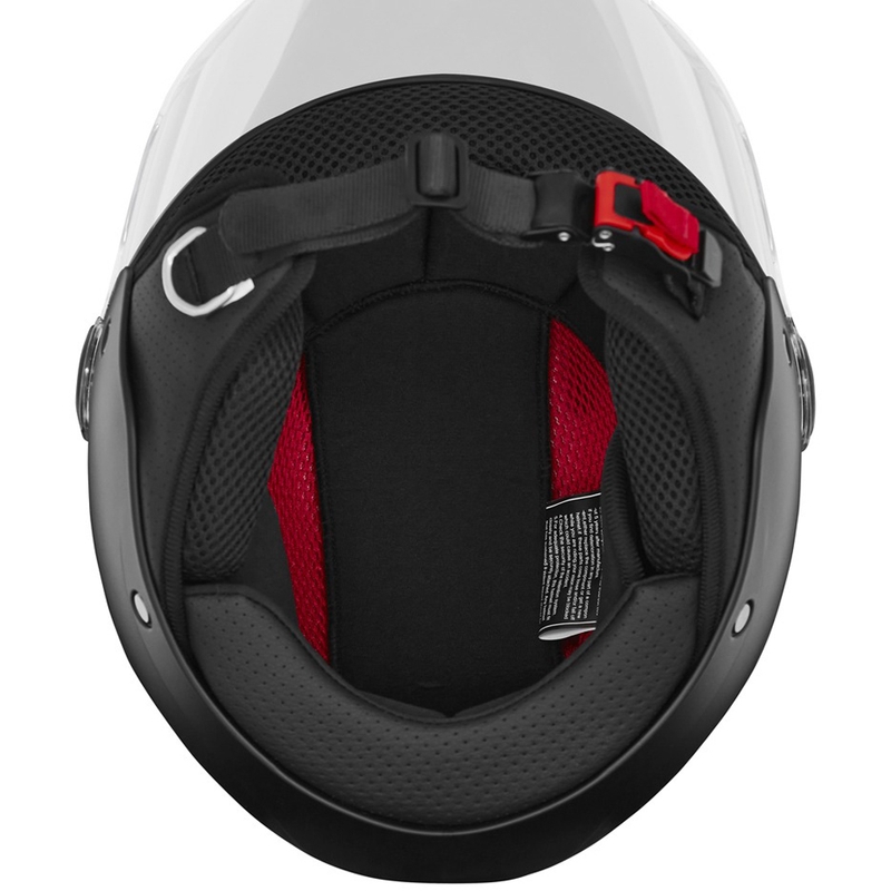 Casco de moto infantil abierto NOX N710 negro mate
