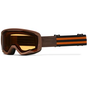 Gafas de motocross iMX Endurance color marrón óxido-naranja con plexiglás naranja