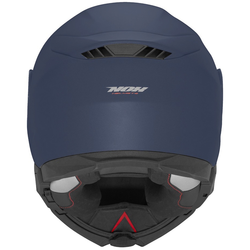 Casco de moto abatible NOX N967 azul mate