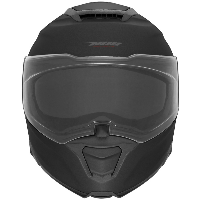 Casco de moto abatible NOX N967 negro mate