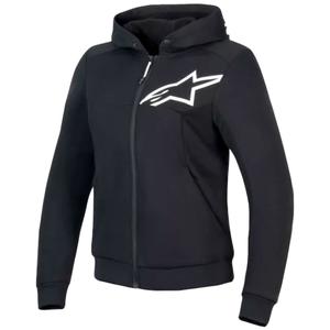Chaqueta de moto Alpinestars Stella Chrome V2 Sport para mujer, color negro