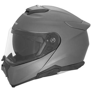 Casco de moto abatible NOX N967 titanio