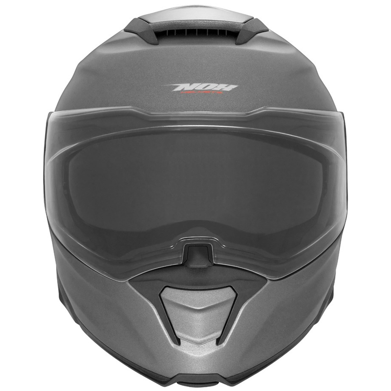 Casco de moto abatible NOX N967 titanio