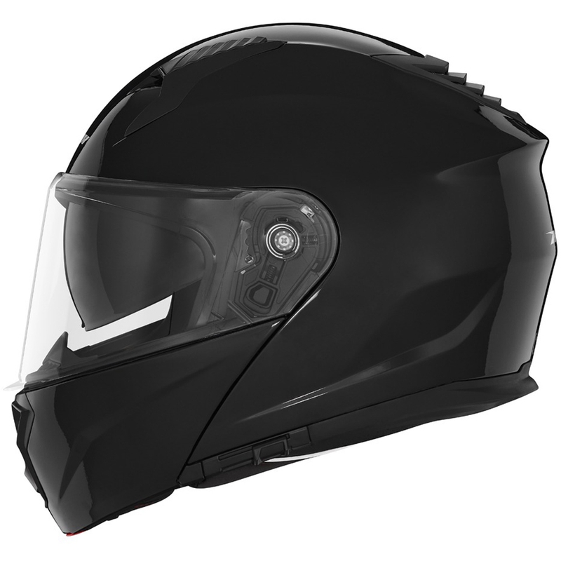 Casco de moto abatible NOX N968 negro brillante