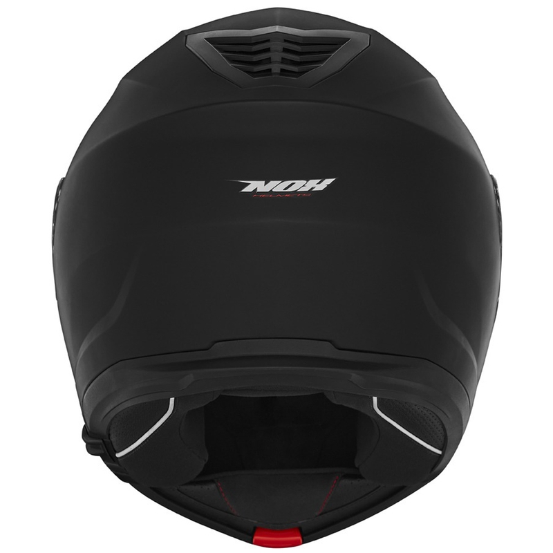 Casco de moto abatible NOX N968 negro mate