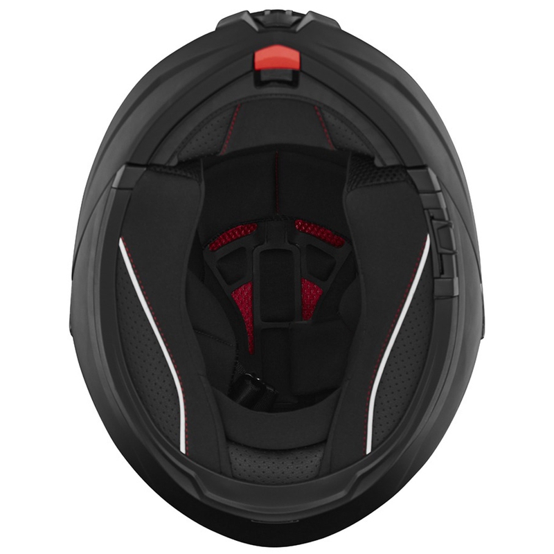 Casco de moto abatible NOX N968 negro mate