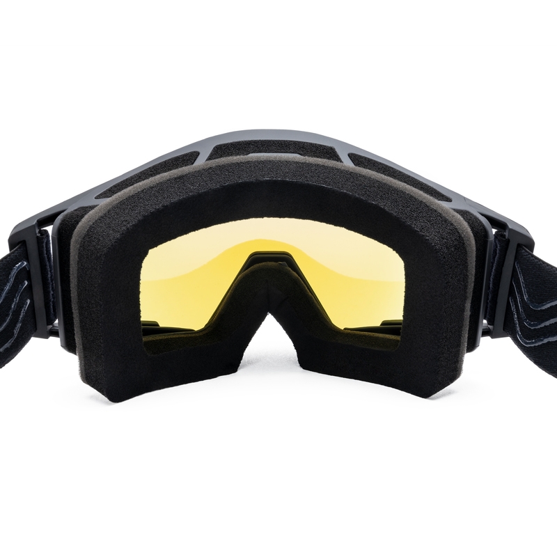 Gafas de motocross iMX Sand negro-azul con plexiglás azul iridio