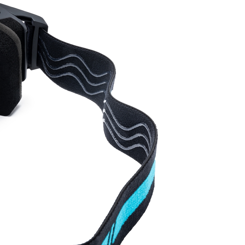Gafas de motocross iMX Sand negro-azul con plexiglás azul iridio