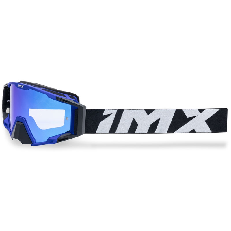 Gafas de motocross iMX Sand negro-azul con plexiglás de iridio