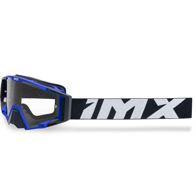 Gafas de motocross iMX Sand negro-azul con plexiglás de iridio