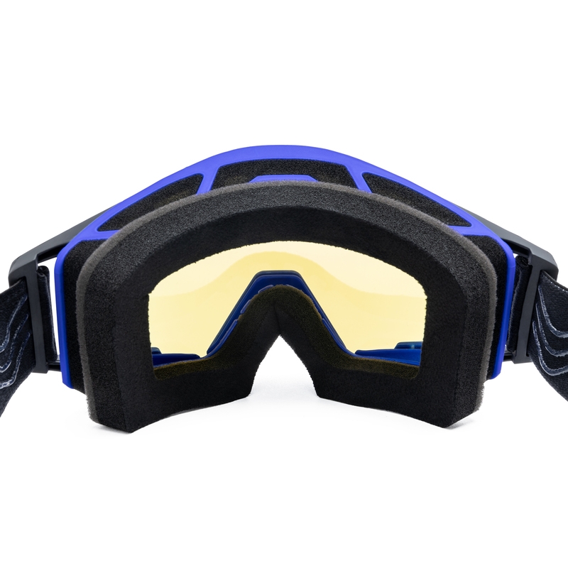 Gafas de motocross iMX Sand negro-azul con plexiglás de iridio