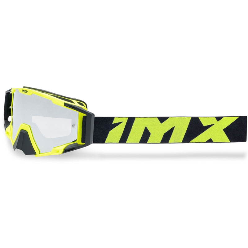 Gafas de motocross iMX Sand amarillo-negro con plexiglás de iridio