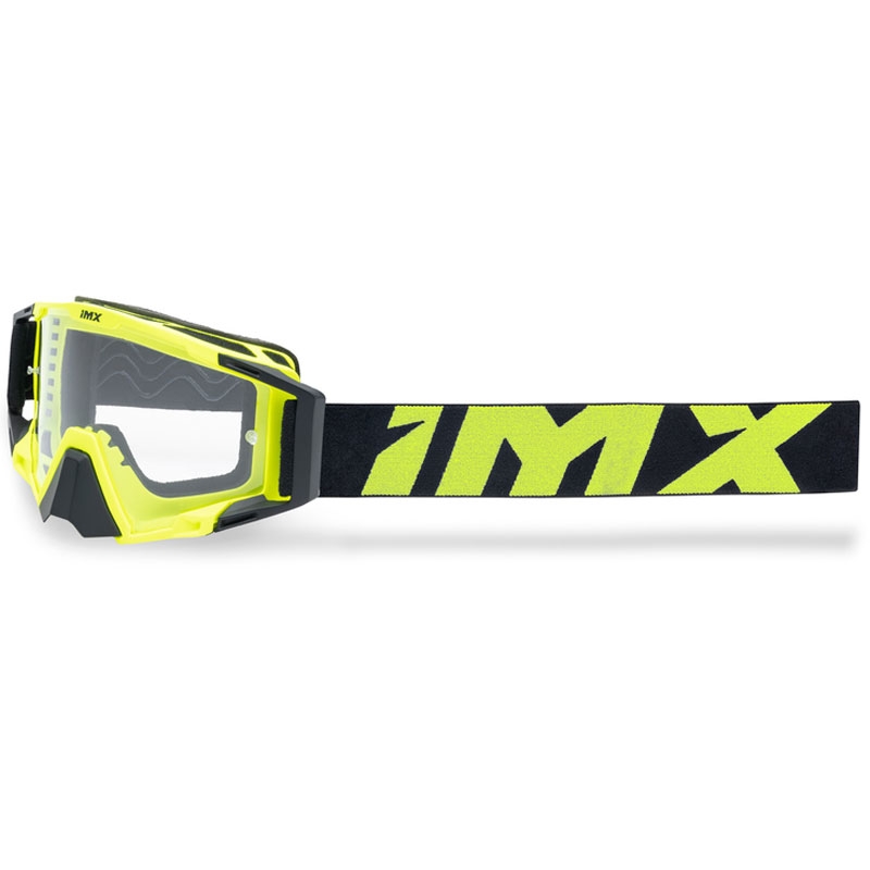 Gafas de motocross iMX Sand amarillo-negro con plexiglás de iridio