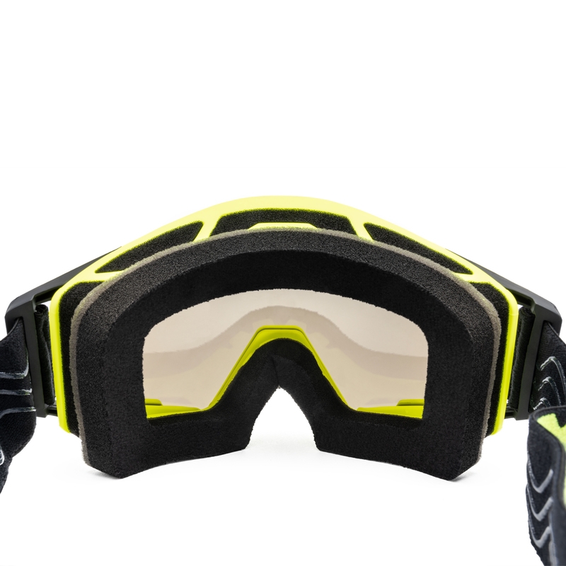 Gafas de motocross iMX Sand amarillo-negro con plexiglás de iridio