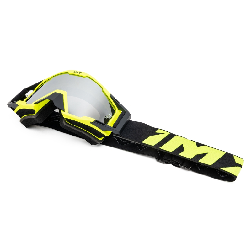 Gafas de motocross iMX Sand amarillo-negro con plexiglás de iridio