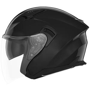 Casco de moto abierto NOX N130 negro