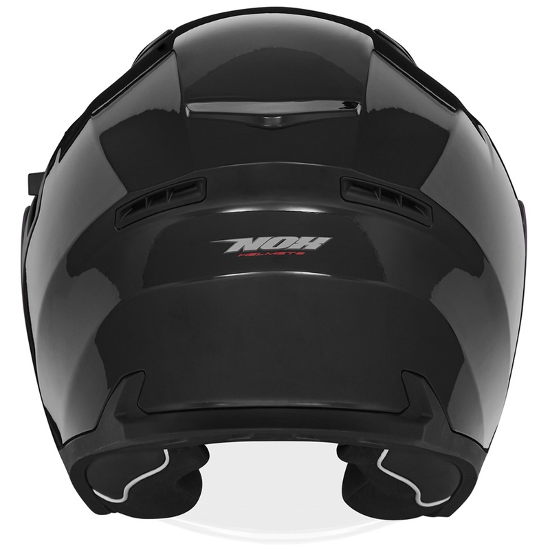 Casco de moto abierto NOX N130 negro