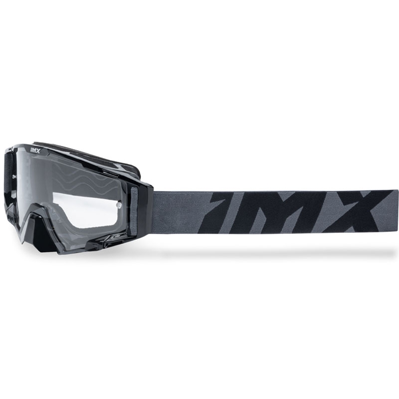 Gafas de motocross iMX Gris arena-negro con plexiglás de iridio