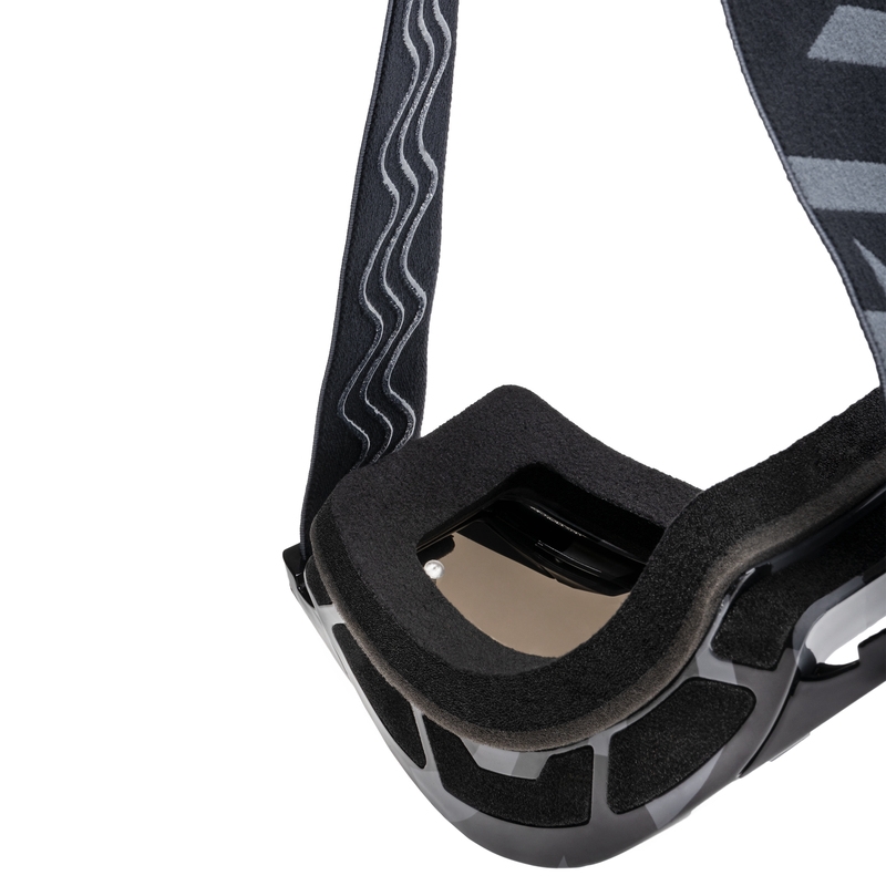 Gafas de motocross iMX Gris arena-negro con plexiglás de iridio