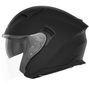 Casco de moto abierto NOX N130 negro mate