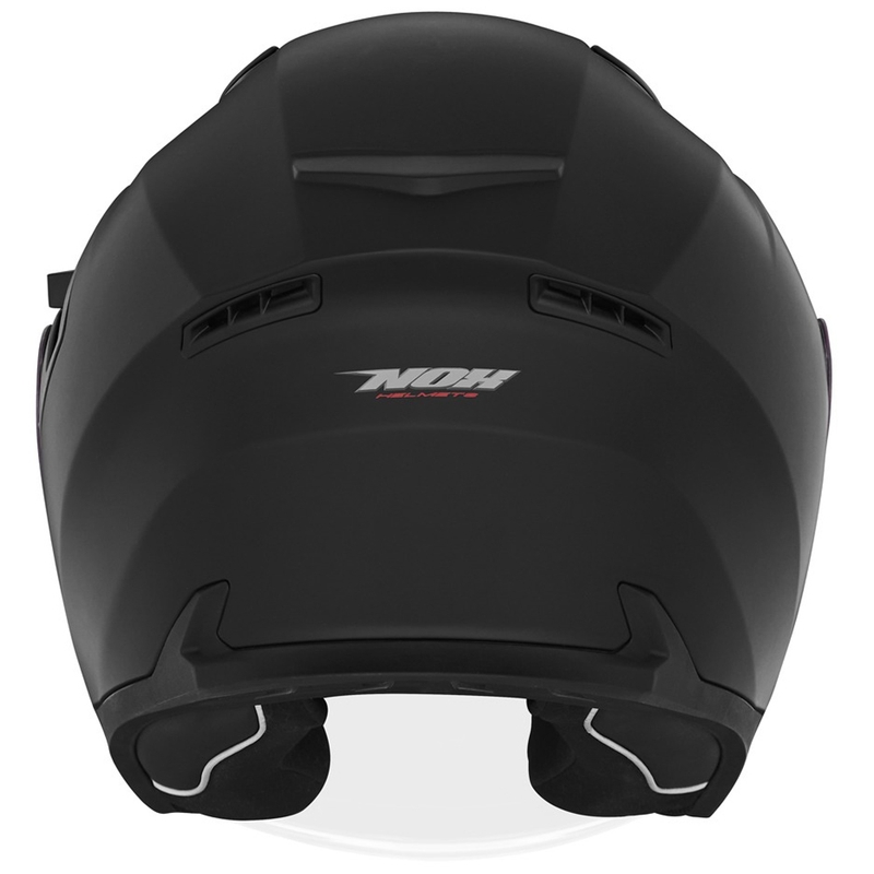 Casco de moto abierto NOX N130 negro mate