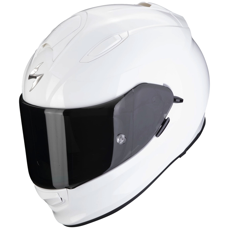 Casco integral de motocicleta Scorpion Exo-491 Solid blanco