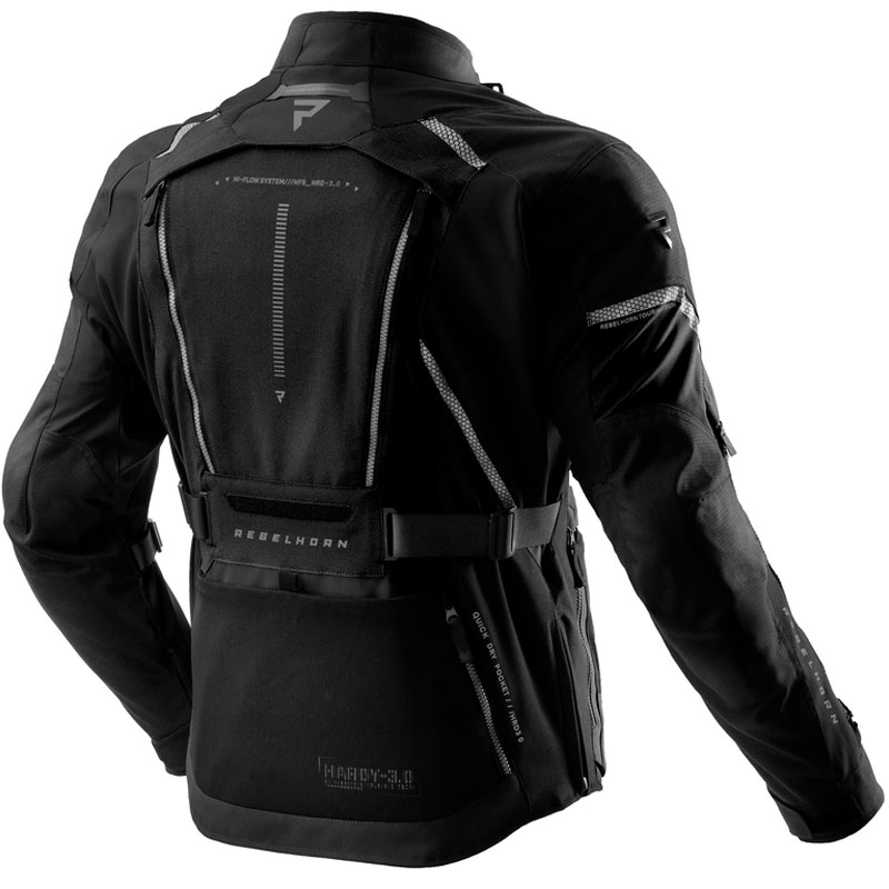 Chaqueta moto Rebelhorn Hardy 3.0 negro