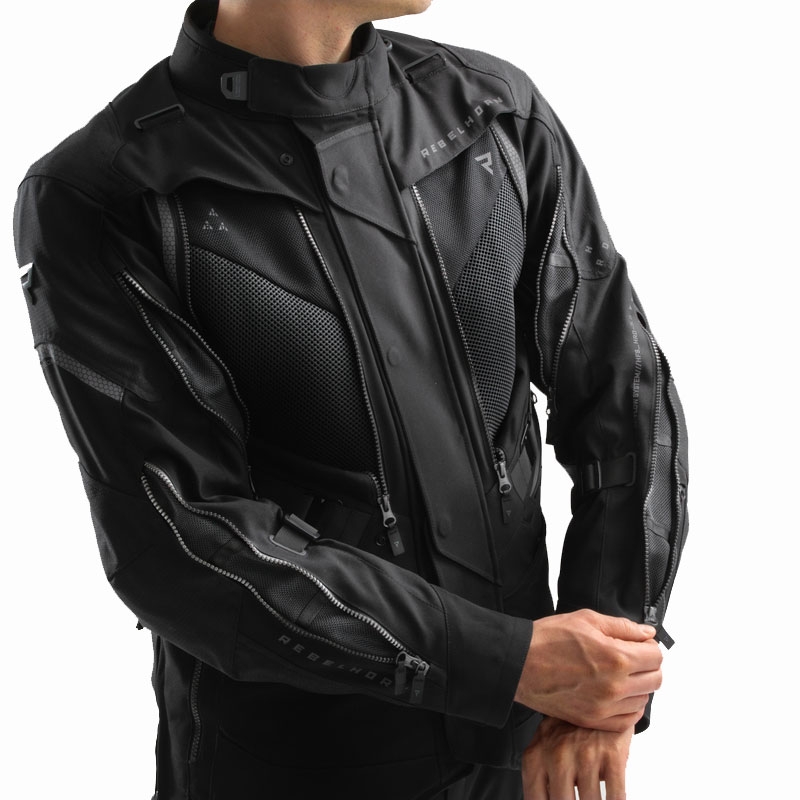 Chaqueta moto Rebelhorn Hardy 3.0 negro