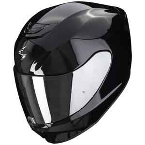 Casco integral de moto Scorpion EXO-391 Negro sólido brillante