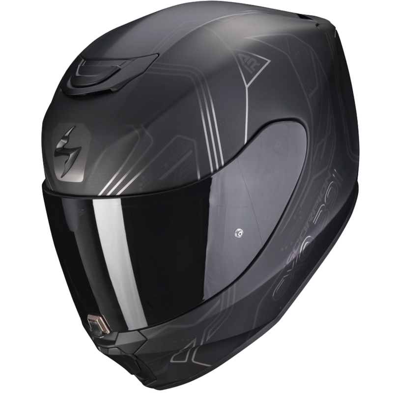 Casco integral de moto Scorpion EXO-391 Spada negro camaleón mate