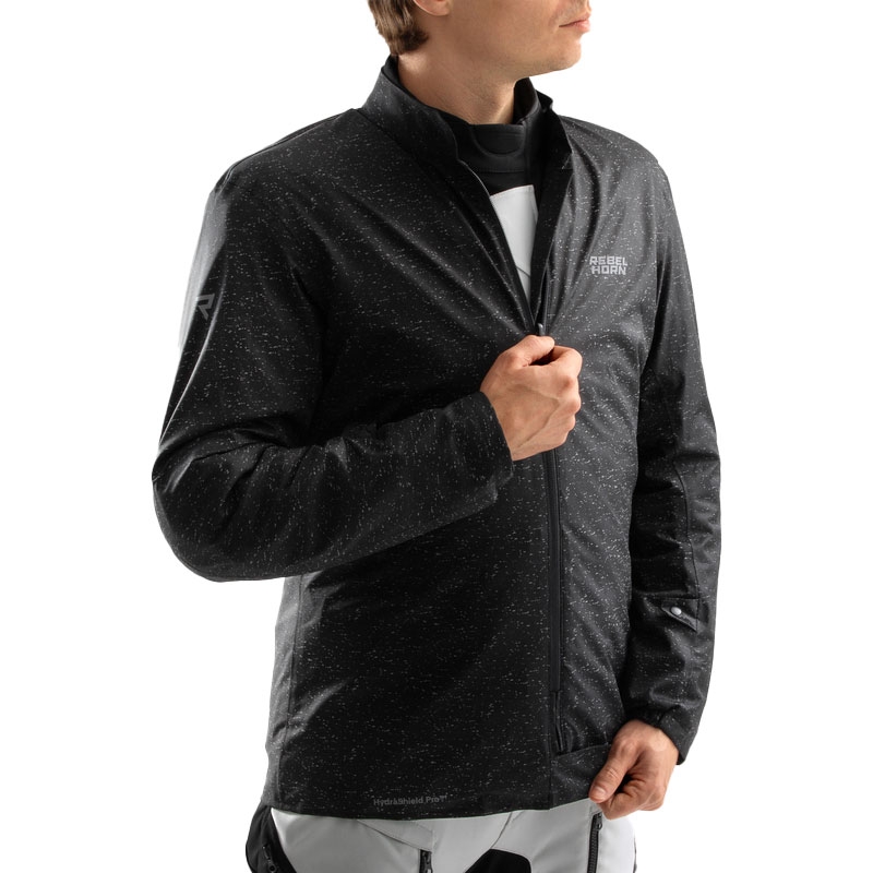 Chaqueta de moto Rebelhorn Hardy 3.0 azul-gris-rojo