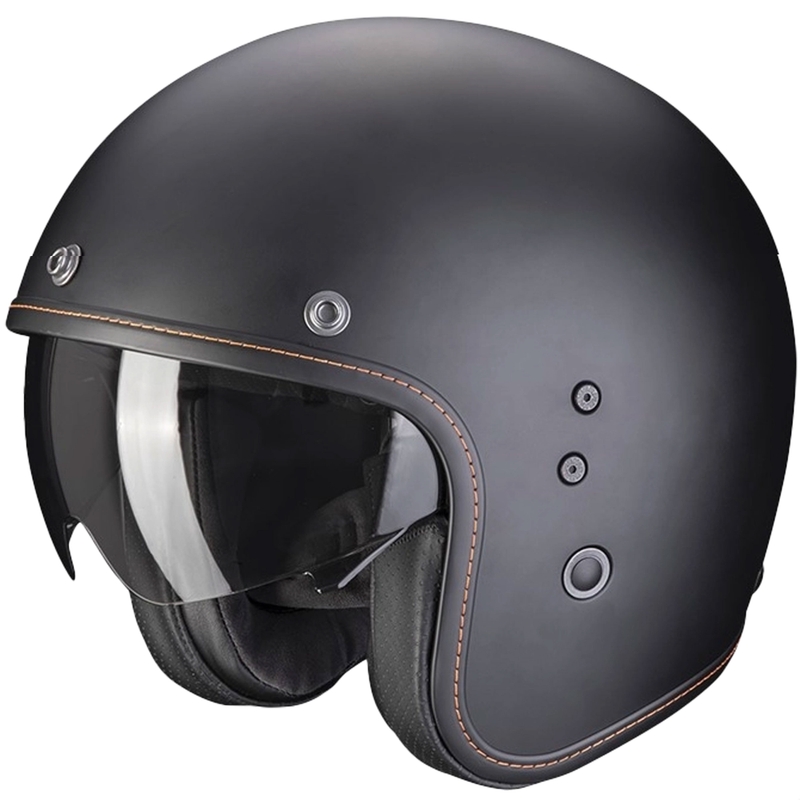 Casco abierto SCORPION BELFAST EVO Sólido negro mate