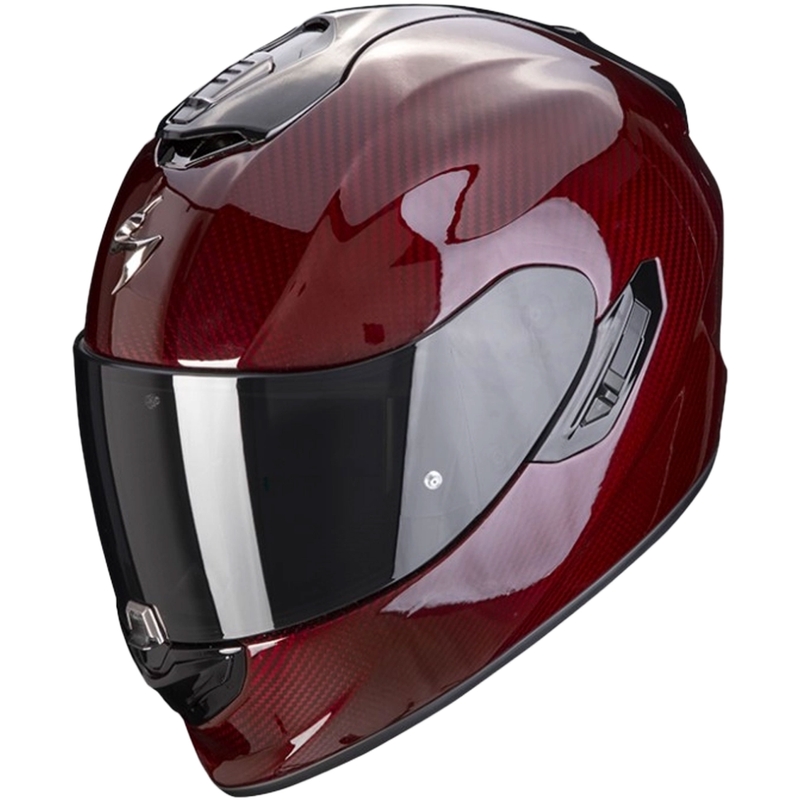 Casco integral de moto Scorpion EXO-1400 Carbon rojo