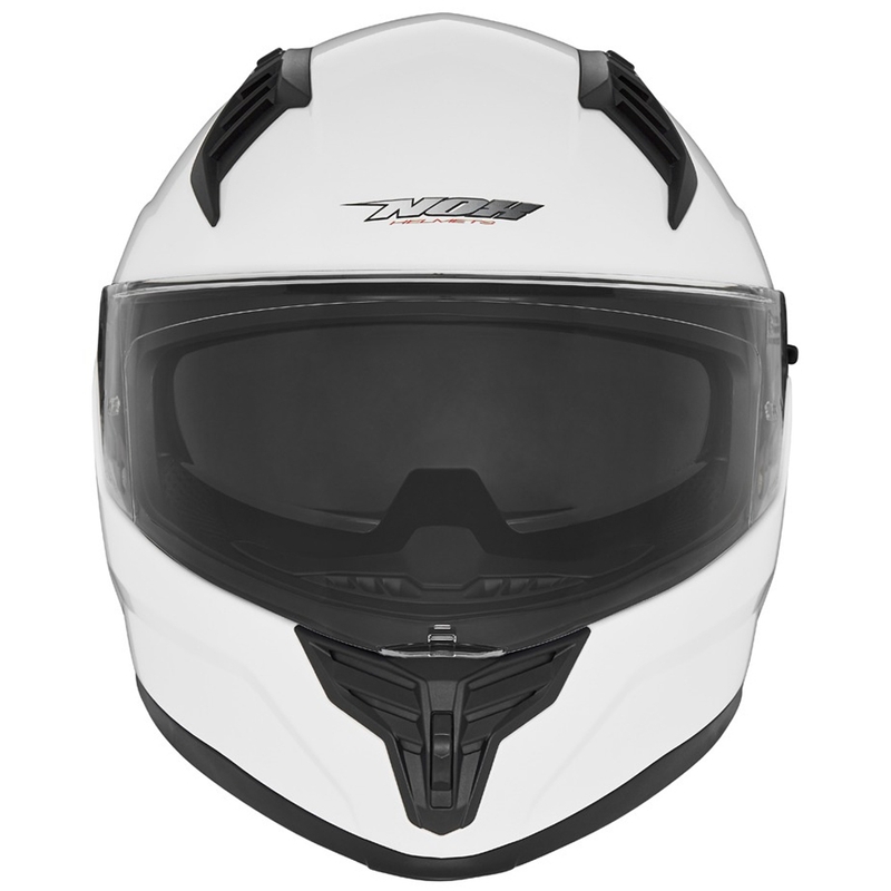 Casco integral de moto NOX N401 blanco